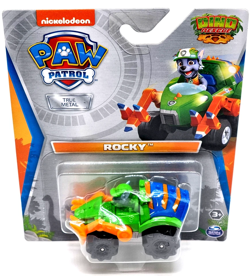 Paw Patrol Dino Rescue 20143245 True Metal Fahrzeuge Autos Cars Figur Rocky