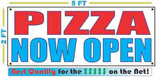 PIZZA NOW OPEN All Weather Banner Sign Best Quality of the   RESTAURANT