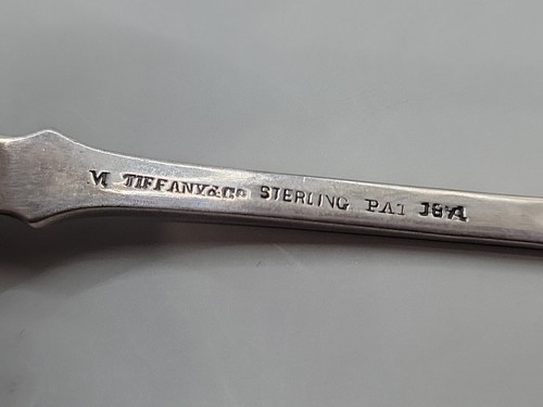 Antique 1871 Tiffany & Co. Sterling Silver Palm Sugar Tongs, 5" Edward C. Moore - Picture 22 of 24