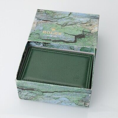 Vintage Green Rolex Box 68.00.04 Complete With Outer Box And Vintage Green Rolex Box 68.00.04 Complete With Outer Box And