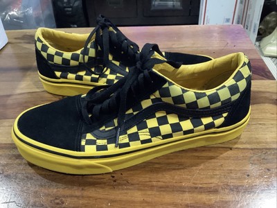 black and yellow vans old skool