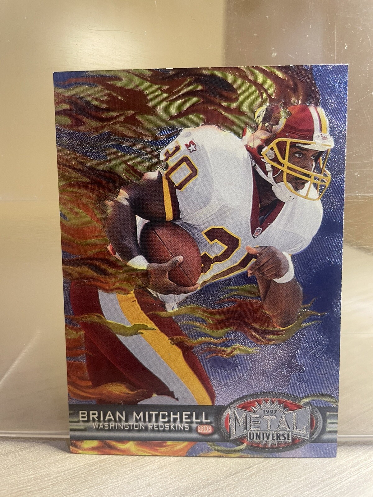 1997 Metal Universe Football Card #154 Brian Mitchell