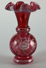 Fenton Cranberry Limited Edition Vase