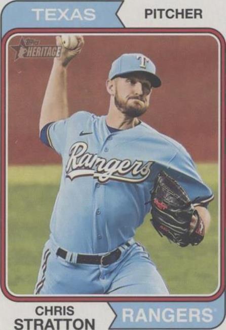2023 Topps Heritage High Number - Chris Stratton #584 - 1 of 1
