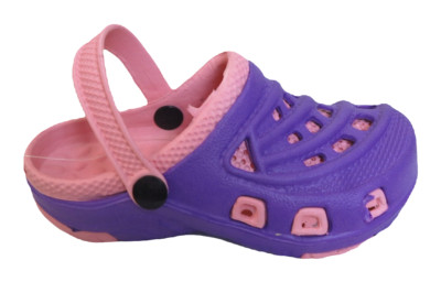 Mädchen Clogs Hausschuhe Gartenclogs Badeschuhe Lila Gr. 27 Freizeitschuh