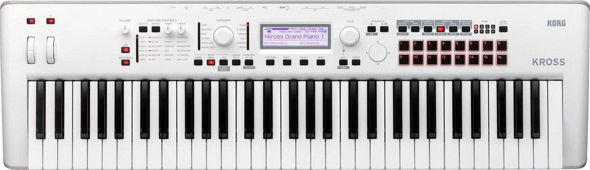 KORG KROSS2 61 SC White 61 Keys w Case | eBay