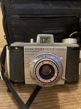 Vintage Kodak Pony 828 Camera and Bag