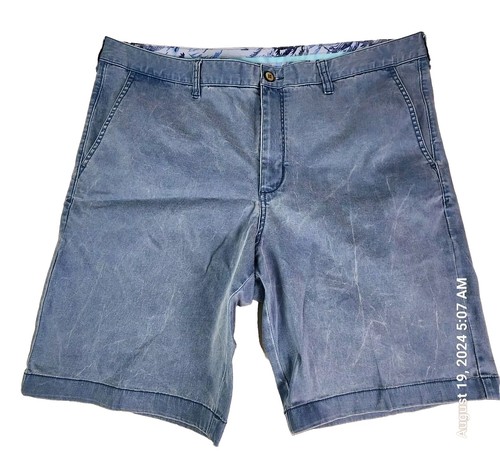 Vintage Tommy Bahama Shorts Herren Gr. 38 Blau Strand Freizeit Fisch Cottagecore Y2K