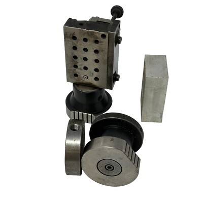 Lot of Precision Toolmaker Fixtures   Adjustable Jig Blocks and Clamping Bases