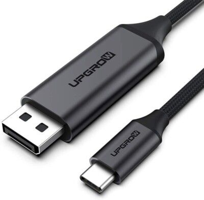 Upgrow USB C to DisplayPort Cable 4K@60Hz 6FT for Home Office USB C to DP Cable