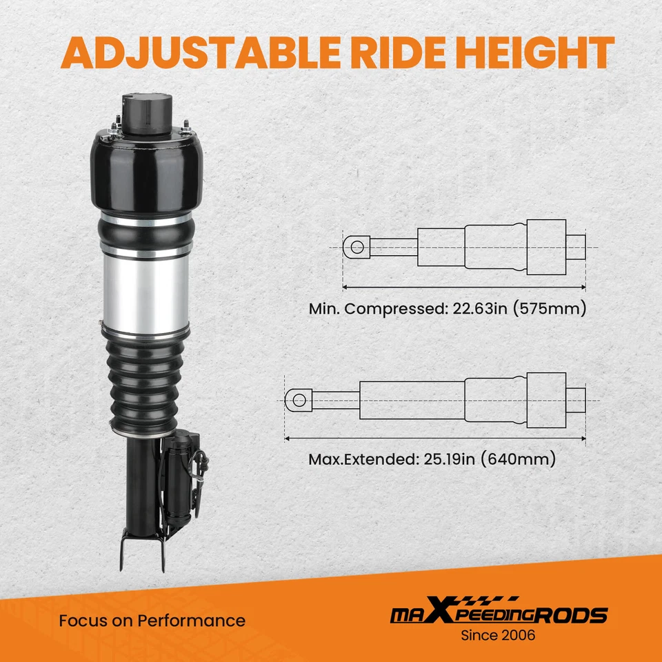 Front Left Air Suspension Strut For Mercedes W211 S211; 2113205513,  2113206113 - Image 3 of 4