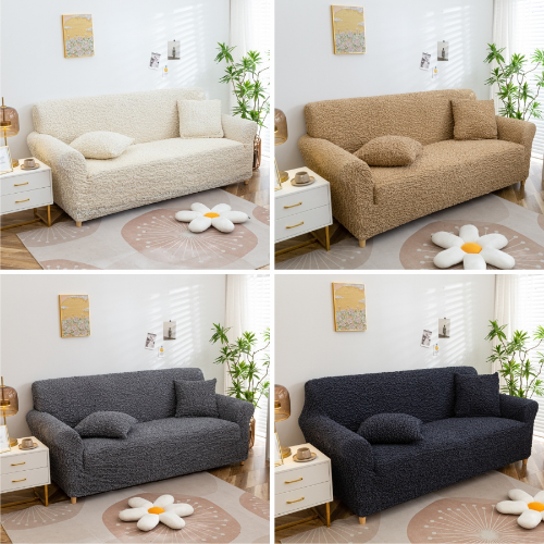 Neu Elastische Sofabezüge Stretch Weich Sofabezug 1/2/3/4 Sitze Sesselbezüge - Bild 5 von 32