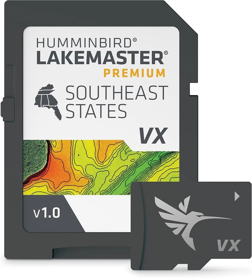 Humminbird LakeMaster VX Premium [Southeast States V1] APEX/SOLIX/HELIX 602008-1 - Image 2 of 4