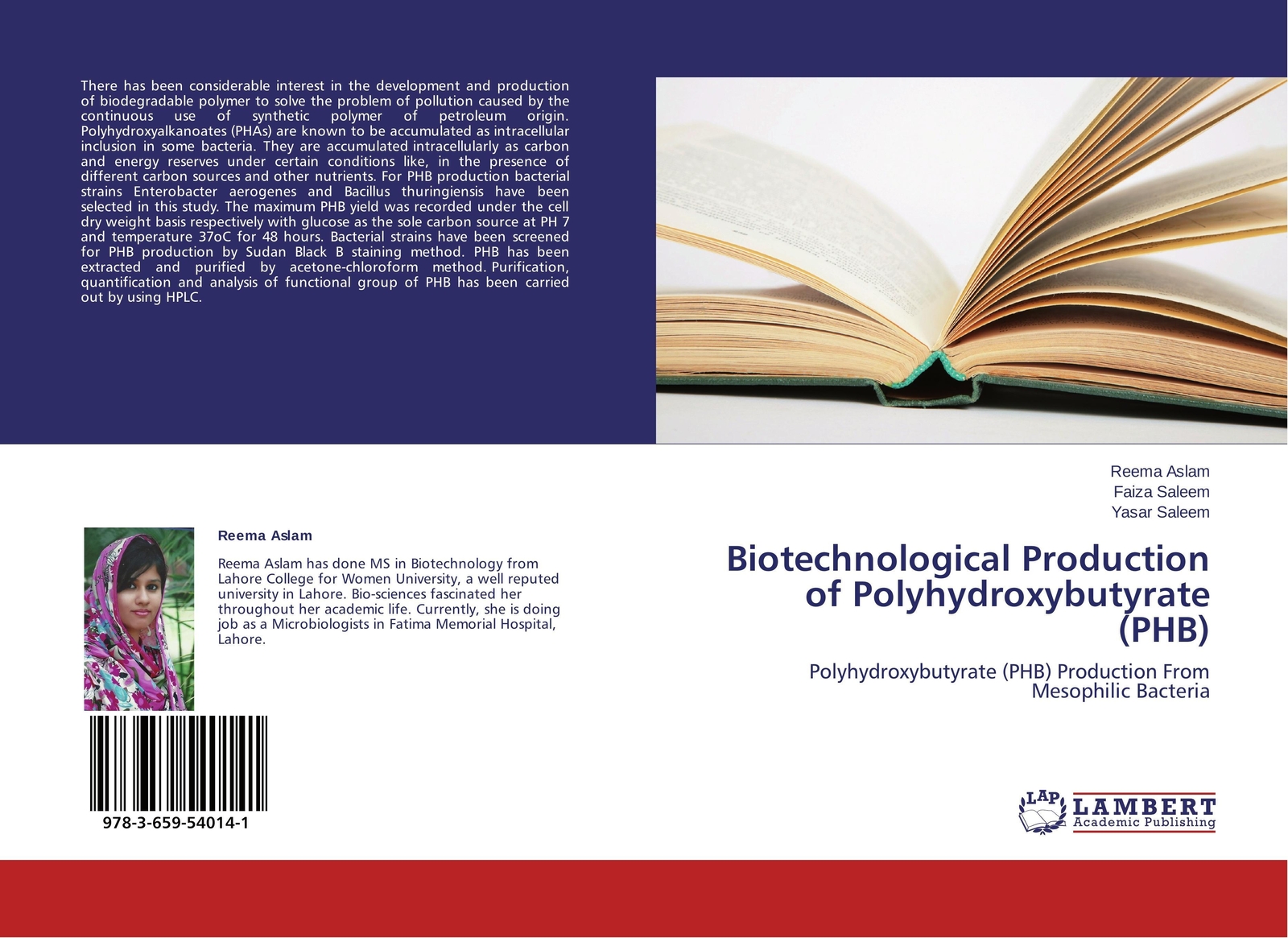 Thumbnail - Biotechnological Production Of Polyhydroxybutyrate (phb) Reema Aslam