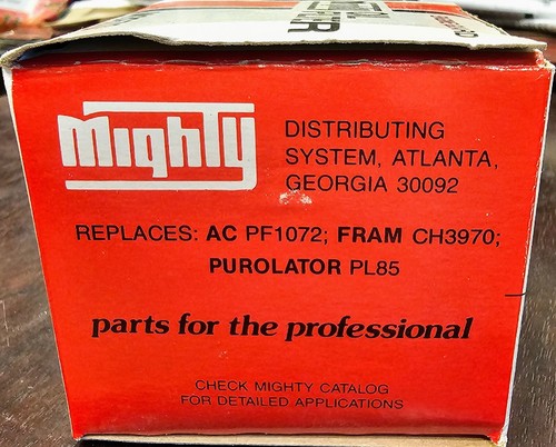 Mighty M3970 Engine Oil Filter, Made In USA,Replaces ACDelco PF1072, Fram CH3970 - Picture 8 of 10