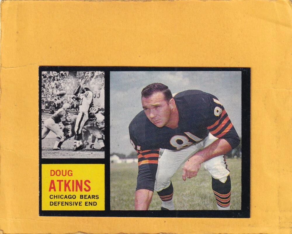 1962 Topps #21 Doug Atkins Chicago Bears EX/NM #24572
