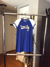 Tampa Bay Lightning New Logo Blue Polyester Shirt Dress Girls Large 10-12