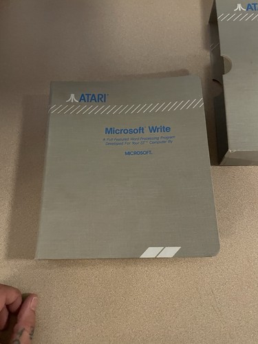 Atari St Vintage Computer Manual No Floppy Disc - Photo 4/8
