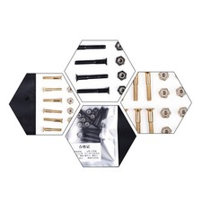 Skateboard and Longboard Maintenance 16Pcs Screws and Nuts Replacement