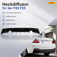 Hochglanz Sportstyle Diffusor Duplex Heckdiffusor f�r BMW 2er F22 F23 235 240