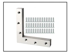 L Flat Brackets, Corner Bracket, Corner Brace, Mending Plate - 4.7inx4.7inx0.8in