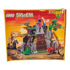 LEGO 6076 + 6761 Dark Dragons Den + Bandits Secret Hideout BoxManual INCOMPLETE 