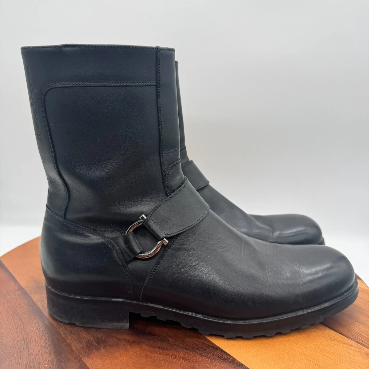 mens patent leather boots products for sale | eBay