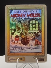 2023 Disney 100 Carnival Series Mickey's Good Deed Card Mint Condition 