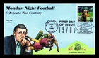 US COVER MONDAY NIGHT FOOTBALL 1970S CELEBRATE CENTURY FDC PUGH HAND PAINTED