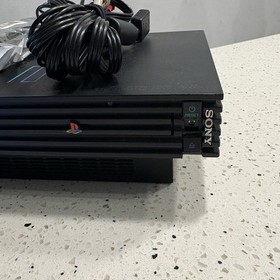 Playstation 2 Fat Console PS2 SCPH-50001 Tested Works W/ Cords Only