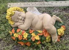 Stampo in fibra di vetro in lattice. Fare cemento o gesso lungo 17 pollici in angelo autunnale