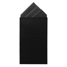 Prefolded Pocket Squares for Men Solid Color Polyester Suit Handkerchiefs