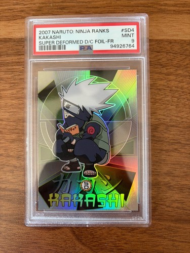 KAKASHI 2007 Naruto: Ninja Ranks French Super Deformed Foil PSA 9 POP 1