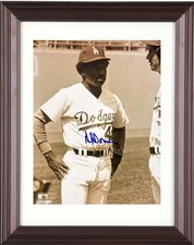 Al Downing signed Los Angeles Dodgers MLB 8x10 Photo Minor Ding Framing - COA
