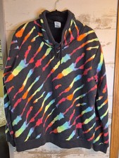 PINK Cowl Neck Multicolor Pullover Sz L