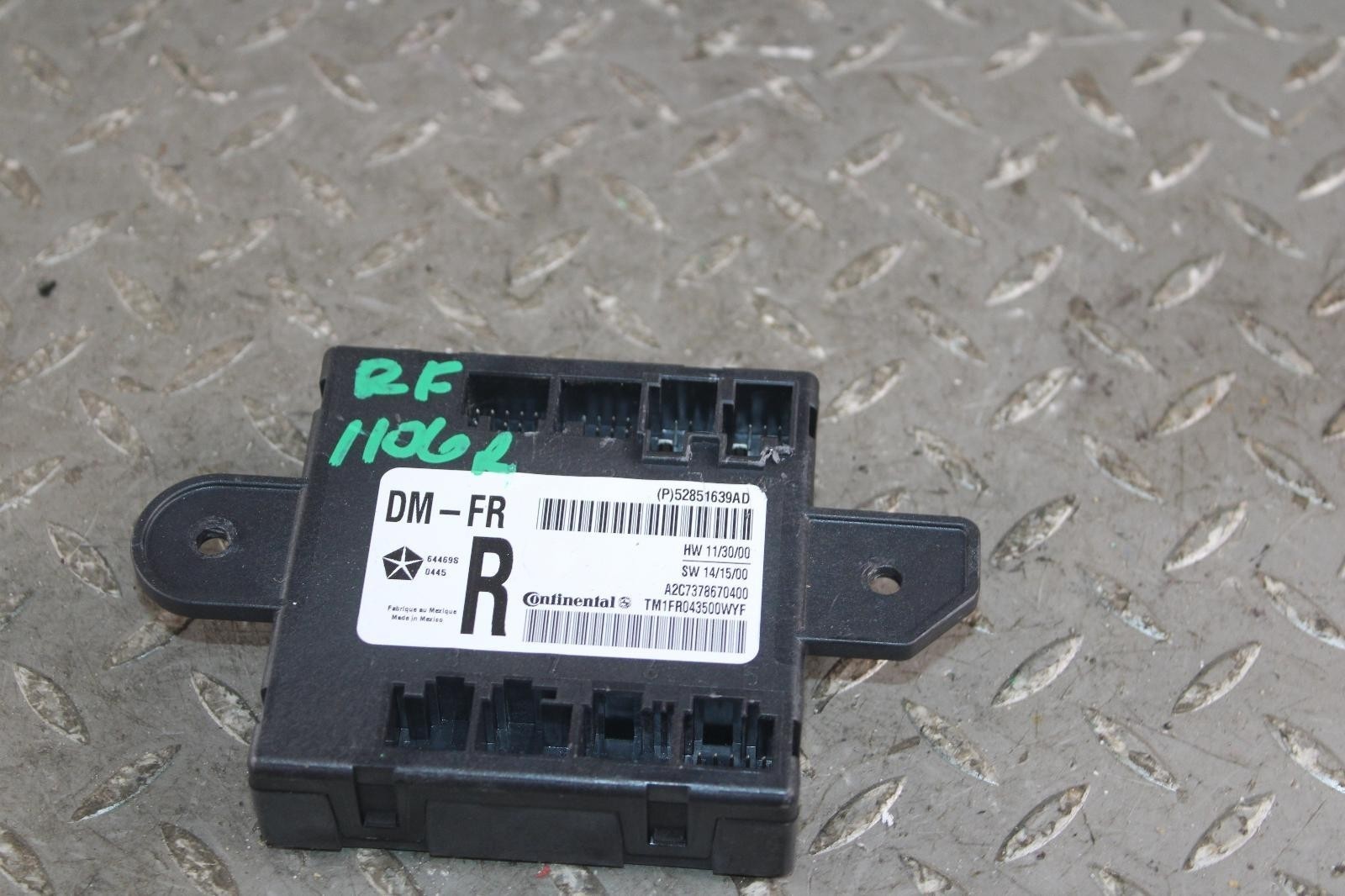 14-17 MASERATI GHIBLI Front Passenger Right RH RF Door Control Module BCU BCM OE