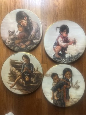 Lot Of 4 Artists Of The World Limited First & Second Edition Collector Plates