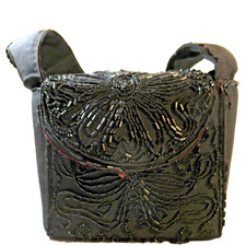 Antique Vintage Beaded Box Purse - SELLER PAYS US TARIFFS