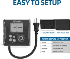 New Digital Outdoor Timer Waterproof Dial Programmable Method Pool Pump with 2FT