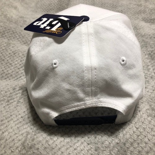 Authentischer Miller Lite Golfhut 19. Loch marineblau weiß Mad Engine Retro Druckknopflasche Seil - Bild 4 von 8