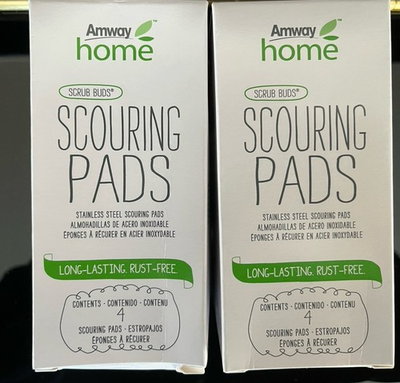 #ad Amway Clean Scrub Buds Scouring Pads New.You Get 2 Boxes $24.95