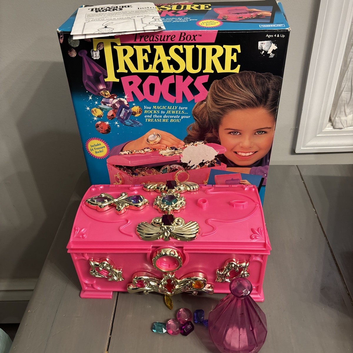 Treasure Rocks Treasure Box Hasbro Vintage 90s Nostalgia Toy