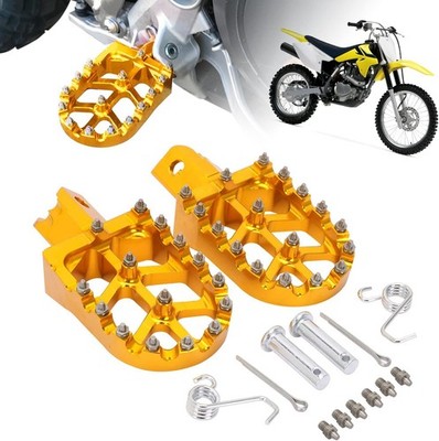 Dirt Bike Foot Pegs For Suzuki RM DRZ JR 50-125cc CT100U Mini Bike SSR Apollo