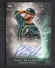 2018 Topps Inception Paul Blackburn Rookie and Emerging Stars Auto /230
