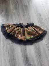 Cute Camo Mini Tulle Skirt