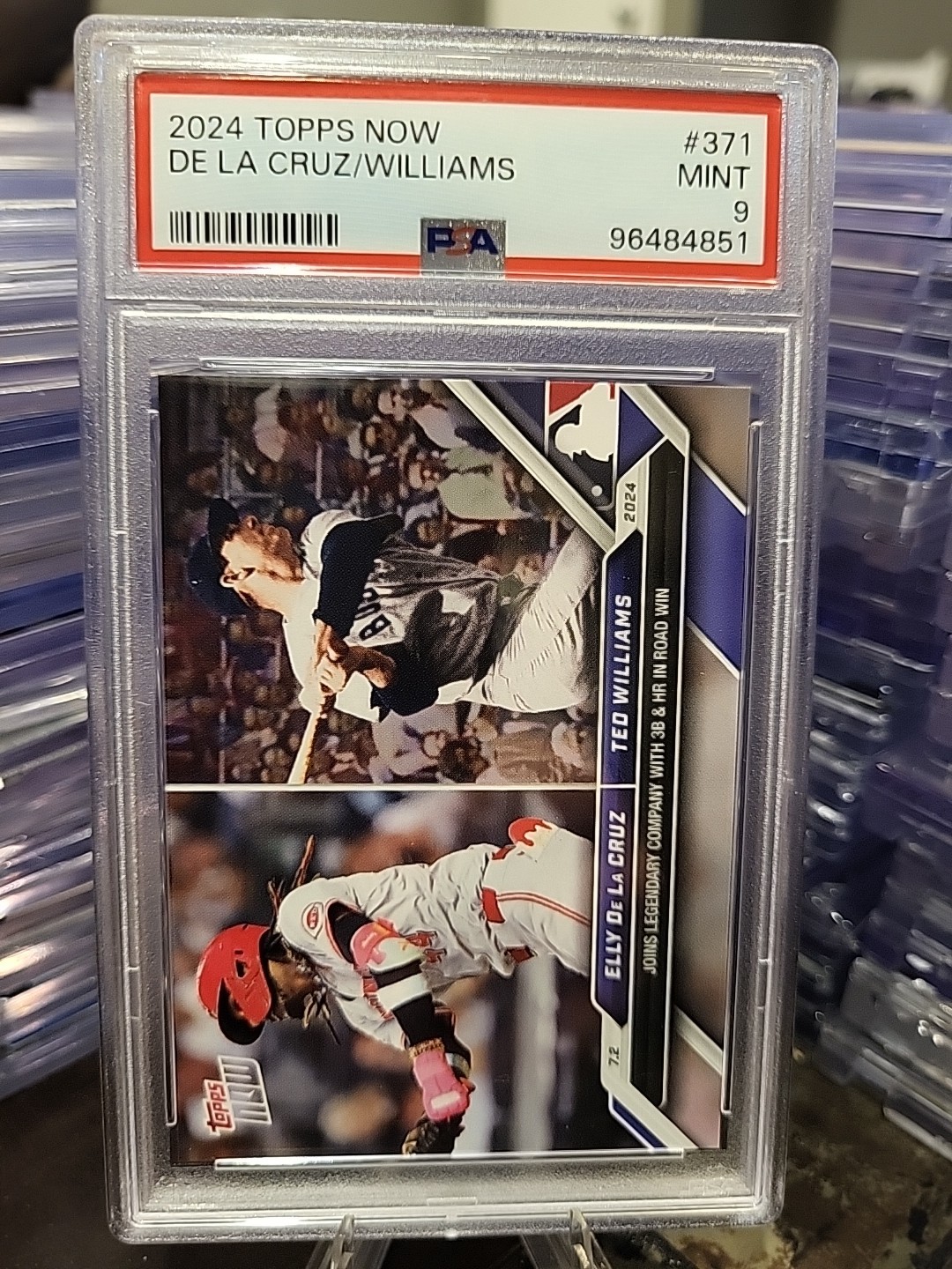 2024 Topps Now Ted Williams, Elly de La Cruz #371 MINT 9