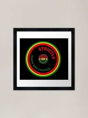 Strictly Roots and Culture Music (R gerahmtes Wandbild Poster Leinwanddruck Bild
