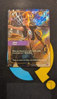 Jinx - Rebel OGN 202a/298 Alternate Art Showcase Riftbound League of Legends