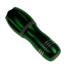 Green 9 LED Flashlight Glow Dark Compact Ultra Bright Durable Aluminum Outdoors