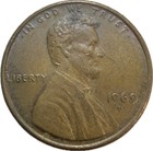 1969-D Lincoln Memorial Small Cent “No FG” error — photo 2